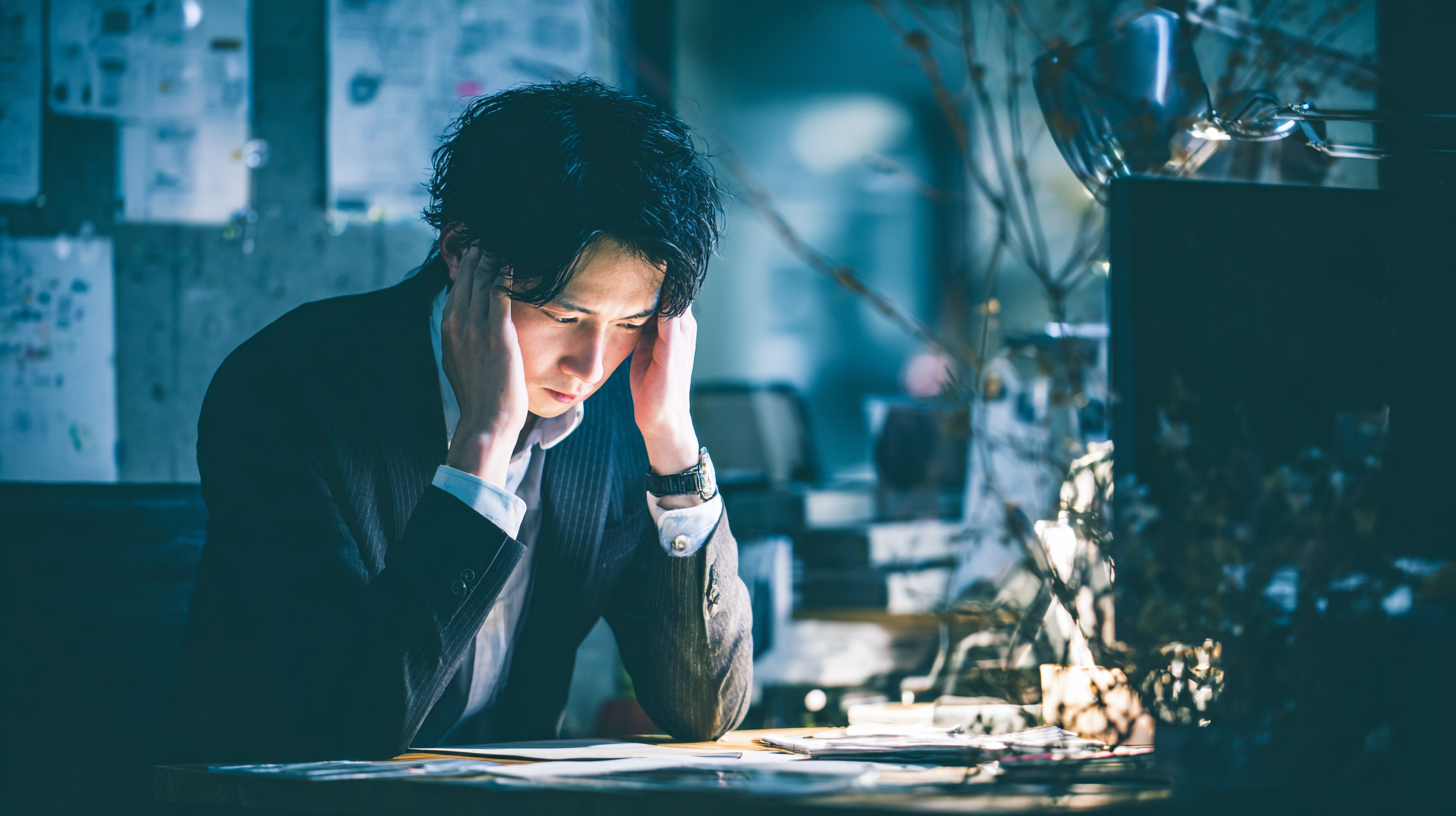 システム開発で悩むビジネスパーソン